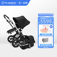 博格步（BUGABOO）Bugaboo cameleon 3 plus 博格步舒适经典多路况型儿童推车 睡篮 银架黑色蓬