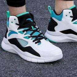 anta 安踏 汤普森kt系列 男子篮球鞋 91631101-1 白/绿 42