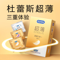 durex 杜蕾斯 超薄至感三合一安全套 共16只