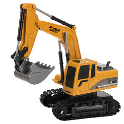儿童合金遥控挖掘机玩具车电动工程车挖土机玩具益智玩具推土机