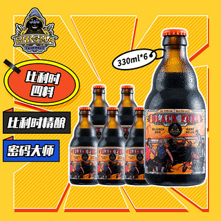 Enigma 密码大师(Enigma)黑色燃料四料 精酿啤酒 330ml*6瓶 整箱装 比利时进口