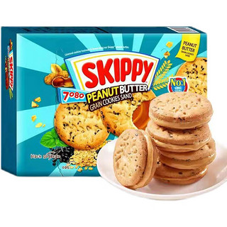 四季宝（skippy） 花生酱/夹心饼干 早餐面包酱调味酱 花生酱夹心饼干100g