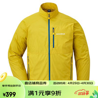 mont·bell户外风衣男款春夏防风速干轻便徒步旅行外套 1103324 YL黄色 L