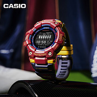 PLUS会员：CASIO 卡西欧 G-SHOCK系列 巴塞罗那联名款 男士石英表 GBD-100BAR-4DR