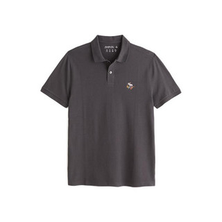 Abercrombie & Fitch 男士短袖POLO衫 327455-1 深灰色 XL