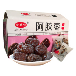 金丝情阿胶枣400g无核蜜枣果干蜜饯果脯红枣特产煲汤喜糖休闲零食