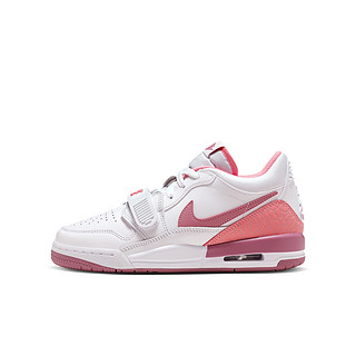 AIR JORDAN Air Jordan Legacy 312 Low 大童篮球鞋 FN3407-161 白色/淡莓红/珊瑚粉红 36