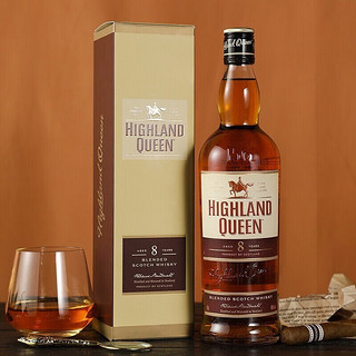 高地女王 苏格兰原瓶进口洋酒 高地女王（Highland Quee）雪莉桶 高地女王8年700ml