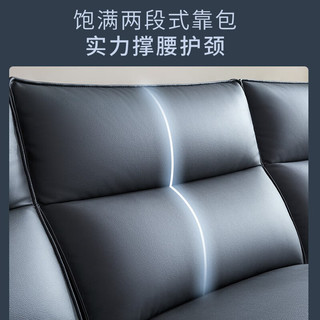 顾家家居 KUKA 布沙发 意式轻奢 客厅沙发 客厅家具组合DK.2132 15天发货藏青蓝三人位左躺位