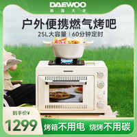 大宇户外烤吧防风便携式燃气烤箱野外露营家用多功能卡式炉烧烤炉