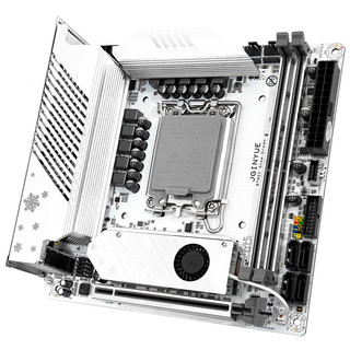JINGYUE 精粤 B760I Snow Dream ITX主板