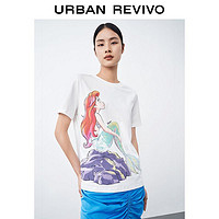 URBAN REVIVO UR2022春夏新品女装卡通印花T恤WG22S4MN2008