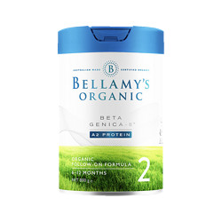 BELLAMY'S 贝拉米 白金版 有机婴儿配方奶粉 2段 800g