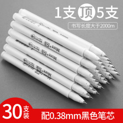 德尔施 巨能写直液式0.5中性笔2支