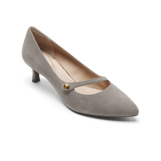 ROCKPORT 乐步 高跟鞋女新品优雅正装通勤尖头细跟女单鞋 CI5524 35