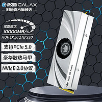 GALAXY 影驰 HOF名人堂PCIe 5.0 M.2接口 NVMe 协议 台式机电脑高端SSD固态硬盘 HOF EX 50 2TB 10000MB/S读速