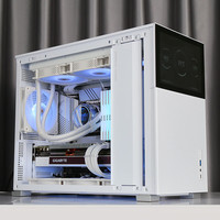 技嘉乔思伯D31白色电竞游戏直播mini水冷主机迷你发烧高端视频电脑13代I5设计DIY组装机 四:13600KF/32G/1TB/4070TI