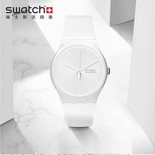 斯沃琪（Swatch）瑞士手表 原创系列 石英 情侣男女表 SUOZ147送礼男女朋友情人节 石英女表