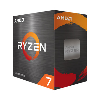 AMD 锐龙R5 5600 5600G/R7 5700X 5800X3D 5900X盒装CPU处理器 R7 5800X 散片