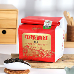 中茶 特级滇红云南凤庆大叶种工夫红茶1公斤