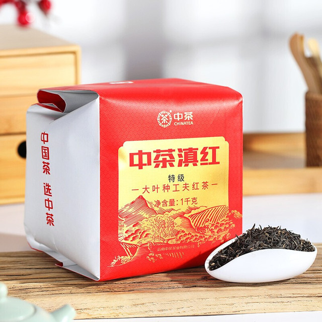移动端、京东百亿补贴：中茶 特级滇红云南大叶种工夫红茶1kg