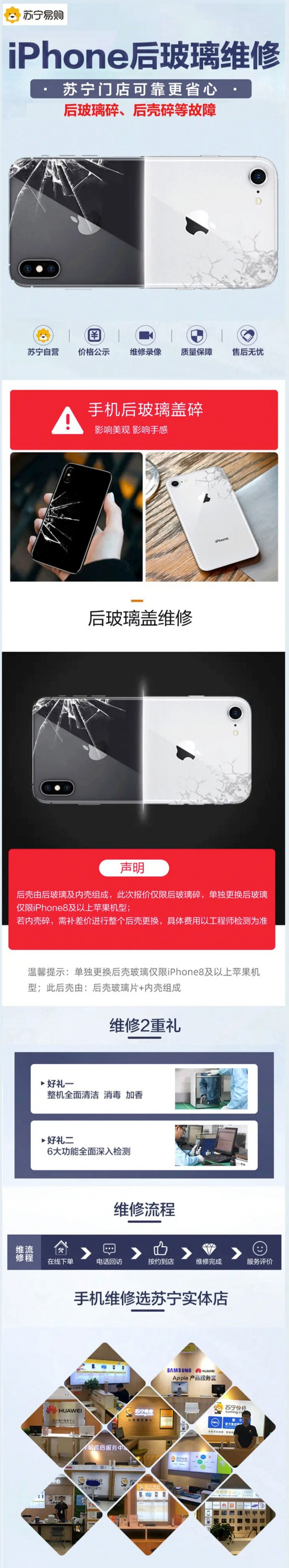iPhone手机12苹果 SE换后玻璃壳