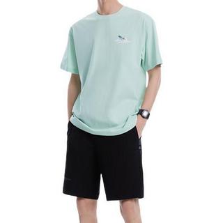 JACK&JONES 杰克琼斯 男士圆领短袖T恤 223101181 青苹果色 XS