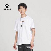 PLUS会员：KELME 卡尔美 中性休闲短袖T恤 9124TX1011