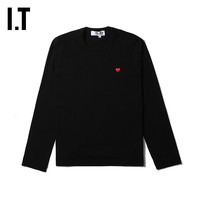 IT CDG PLAY COMME des GARÇONS川久保玲男装长袖T恤潮流圆领内搭