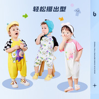 巴拉巴拉 婴幼儿短袖连体衣