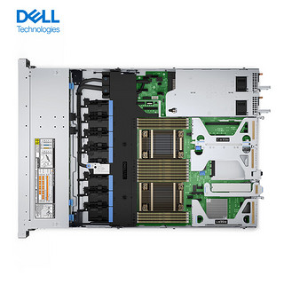 戴尔（DELL）R450 企业级1U机架式服务器主机 2*4310 24核48线程 2.1G 32G内存丨2*4T企业级丨H345丨定制