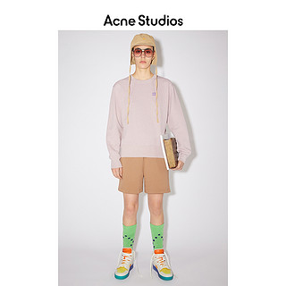 Acne Studios男女同款 Face表情 笑脸纯色套头休闲运动衫卫衣外套