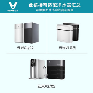 云米（VIOMI） 净水器滤芯滤芯适配云米C1、C2、V1、V2、X5系列滤芯 前置活性炭3号RO膜 1号超能pp棉滤芯