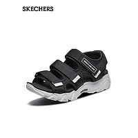 斯凯奇skechers沙滩凉鞋女士夏季厚底运动鞋子休闲学生复古黑色88888342 黑色/BLK 37