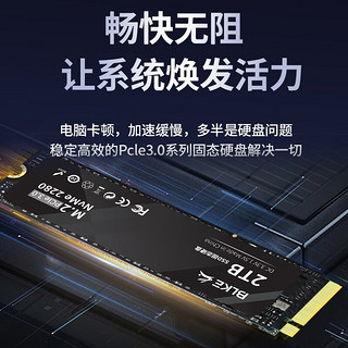 BLKE 小米笔记本电脑固态硬盘m.2接口NVMe协议PCIe 3.0 Redmi游戏本升级扩容硬盘 小米笔记本专用SSD固态硬盘 2TB