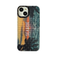  昊穆 iPhone11-14系列 落日余晖椰树海边砖纹手机壳　