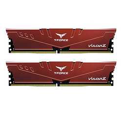 Team 十铨 火神系列 Z DDR4 3200MHz 台式机内存 8GB 马甲条 红色