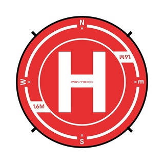 PGYTECH大型无人机停机坪大疆精灵专业御3配件防水折叠起飞降落垫Phantom4着陆垫160cm 160cm停机坪