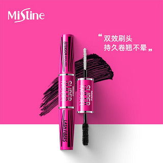 Mistine 蜜丝婷 4D双头超模睫毛膏 5.5g*2+卸妆巾+美妆蛋