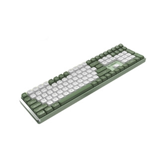 AUSDOM 阿斯盾 Hola111 111键 2.4G无线机械键盘 深林绿色 TTC黑金轴 无光