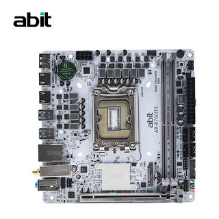 ABIT 升技 AB-B760ITX MINI-ITX主板（INTEL LGA1700、B760）