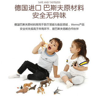 Wenno动物模型仿真恐龙玩具儿童认知玩具霸王龙模型野生动物园恐龙摆件 速龙
