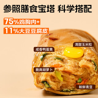 暴肌独角兽 CHLOECHAN豆皮鸡胸肉卷减低脂期解馋宵夜零食品健身轻即食代餐抗饿肉卷主食 豆皮肉卷*15
