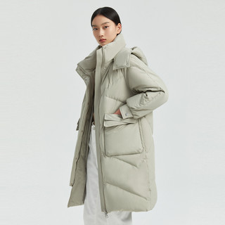 波司登女士莫兰迪色系羽绒服女休闲大廓型潮流韩版冬季厚外套正品 175/96A 勋章黄3075