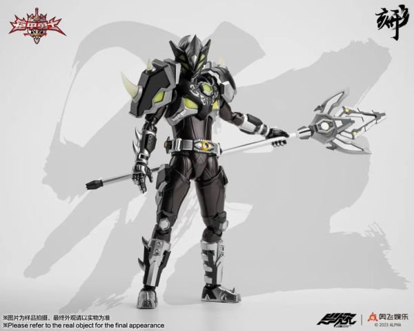 异次元重工 铠甲勇士 形刻系列 黑犀侠 可动手办