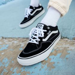 vans 范斯 官方 rowan酷感黑色复古风男鞋女鞋职业滑板鞋