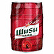 PLUS会员：WUSU 乌苏啤酒 大红乌苏 美式拉格 11度 国产啤酒 5L 单桶装