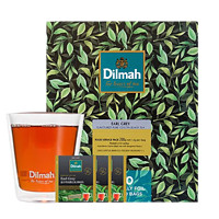 迪尔玛（Dilmah）斯里兰卡进口伯爵红茶100片盒装酒店餐饮用袋泡茶奶茶烘焙红茶粉 迪尔玛伯爵100片盒装