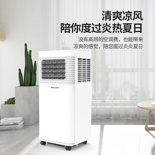 新科（Shinco）新科移动空调单冷热空调一体机免安装打孔便携可移动小空调迷你立式家用宿舍出租房厨房空调 小1P单冷