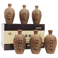 塔牌 绍兴黄酒 醇雕 半甜型  手工冬酿花雕酒 陶坛瓶装 整箱 500mL 6瓶